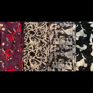Lularoe OS villain leggings- gently used 4 pack